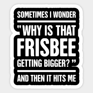 Funny Ultimate Frisbee Disc Team Gift Sticker